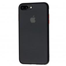 Чохол для iPhone 7 Plus / 8 Plus "LikGus Maxshield" чорно-червоний
