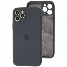 Чохол для iPhone 11 Pro Silicone Slim Full camera dark gray