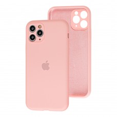 Чехол для iPhone 11 Pro Silicone Slim Full camera pink