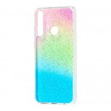 Чехол для Huawei Y6p Wave confetti радуга