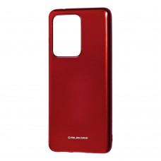 Чехол для Samsung Galaxy S20 Ultra (G988) Molan Cano Jelly глянец бордовый