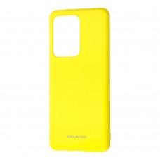 Чехол для Samsung Galaxy S20 Ultra (G988) Molan Cano Jelly глянец желтый