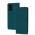 Чехол книга Fibra для Xiaomi Redmi 10 зеленый