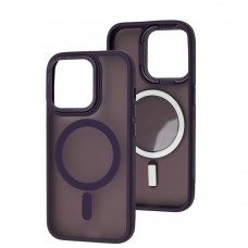 Чохол для iPhone 15 Pro Space color MagSafe фіолетовий
