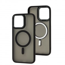 Чохол для iPhone 15 Pro Max Space color MagSafe чорний