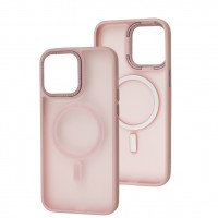 Чохол для iPhone 15 Pro Max Space color MagSafe рожевий