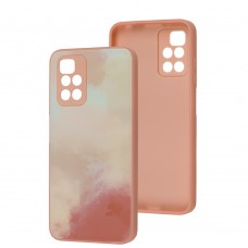 Чехол для Xiaomi Redmi 10 Marble Clouds pink sand