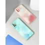 Чехол для Xiaomi Redmi Note 8 Pro Marble Clouds turquoise