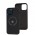 Чехол для iPhone 12 Pro Max Metal Camera MagSafe Silicone black