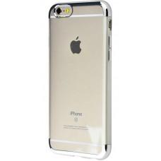 Чехол для iPhone 6 Shining case (TPU) серебристый