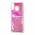 Чехол для Samsung Galaxy A20 / A30 Блестки вода "дельфин розовый"