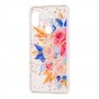 Чехол для Xiaomi Redmi Note 6 Pro Flowers Confetti "кустовая роза"