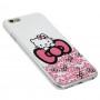 Чохол стрази для iPhone 6 Hello Kitty бантик