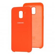 Чехол для Samsung Galaxy J6 2018 (J600) Silky оранжевый 
