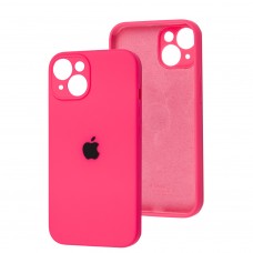 Чехол для iPhone 14 Square Full camera hot pink