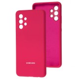 Чехол для Samsung Galaxy A32 (A325) Silicone Full розовый / barbie pink 