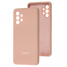Чохол для Samsung Galaxy A32 (A325) Full camera рожевий / pink sand