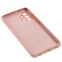 Чехол для Samsung Galaxy A32 (A325) Full camera розовый / pink sand