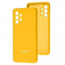 Чехол для Samsung Galaxy A32 (A325) Full camera желтый / yellow