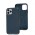 Чехол для iPhone 11 Pro Leather classic Full indigo blue