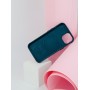 Чохол для iPhone 12 / 12 Pro Leather classic Full MagSafe indigo blue