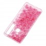Чохол для Samsung Galaxy A9 2018 (A920) вода світло-рожевий "рожеві квіти"