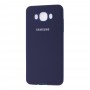 Чехол для Samsung J7 2016 (J710) Silicone Full темно-синий