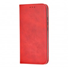 Чехол книжка для Xiaomi Redmi 7 Black magnet красный