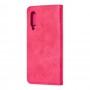 Чохол книжка для Xiaomi MI 9 Black magnet рожевий