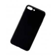 Силиконовый чехол для iPhone 7 Plus глянец черный