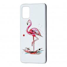 Чехол для Samsung Galaxy A31 (A315) Fashion mix фламинго 