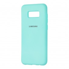 Чехол для Samsung Galaxy S8+ (G955) Silicone Full светло-бирюзовый