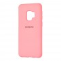 Чохол для Samsung Galaxy S9 (G960) Silicone Full рожевий / персиковий