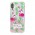 Чехол Chic Kawair для iPhone X розовые фламинго с цветами