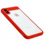 Чохол для Apple iPhone X / Xs Rock Clarity червоний