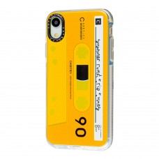 Чехол для iPhone Xr Tify кассета желтый