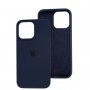 Чехол для iPhone 14 Pro Max Silicone Full синий / midnight blue