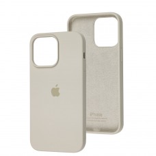 Чехол для iPhone 14 Pro Max Silicone Full серый / stone