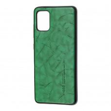 Чехол для Samsung Galaxy A71 (A715) X-leael зеленый