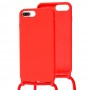 Чохол для iPhone 7 Plus / 8 Plus Lanyard without logo червоний