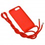 Чохол для iPhone 7 Plus / 8 Plus Lanyard without logo червоний