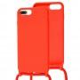 Чохол для iPhone 7 Plus / 8 Plus Lanyard without logo orange