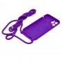 Чохол для iPhone 11 Pro Lanyard without logo violet