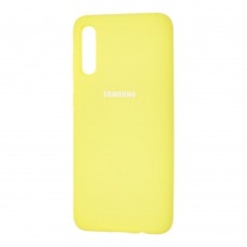 Чохол для Samsung Galaxy A70 (A705) Silicone Full лимонний