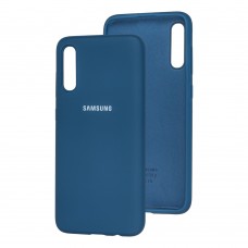 Чехол для Samsung Galaxy A70 (A705) Silicone Full синий