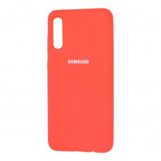 Чохол для Samsung Galaxy A70 (A705) Silicone Full помаранчевий