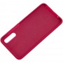 Чохол для Samsung Galaxy A70 (A705) Silicone Full рожево-червоний
