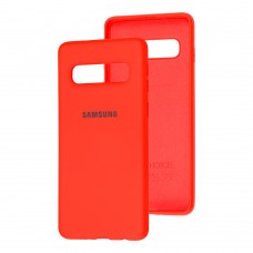 Чехол для Samsung Galaxy S10 (G973) Silicone Full красный