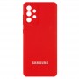 Чохол для Samsung Galaxy A32 (A325) Silicone Full camera червоний