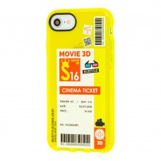 Чохол для iPhone 7 / 8 / SE 2 Acid Yellow cinema ticket